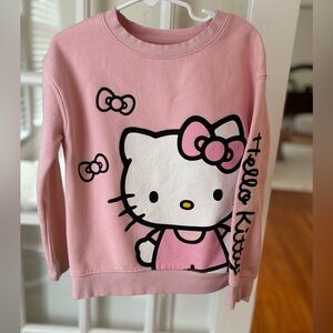 Hello Kitty Pink Kids Sweatshirt Size 7